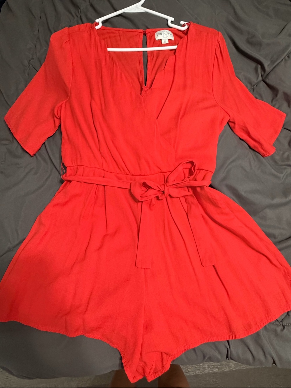 Jun & Ivy scalloped romper